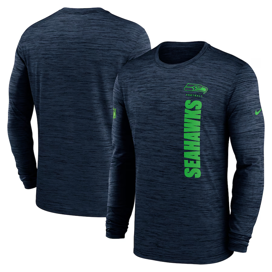 Men Seattle Seahawks blue 2024 Nike NFL long sleeve t shirts->indianapolis colts->NFL Jersey